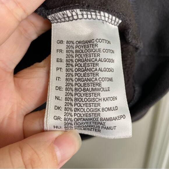 Pura Vida Brown Color Block Hoodie Large - Picture 7 of 11